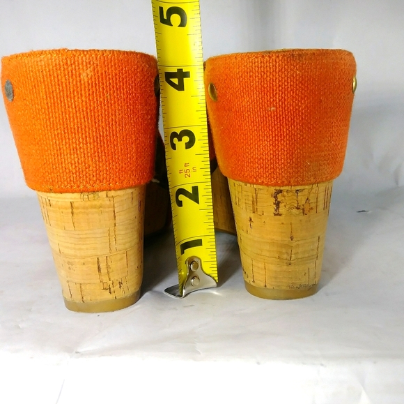 Lucky Brand Miller 2 cork wedge peep toe - Picture 4 of 13